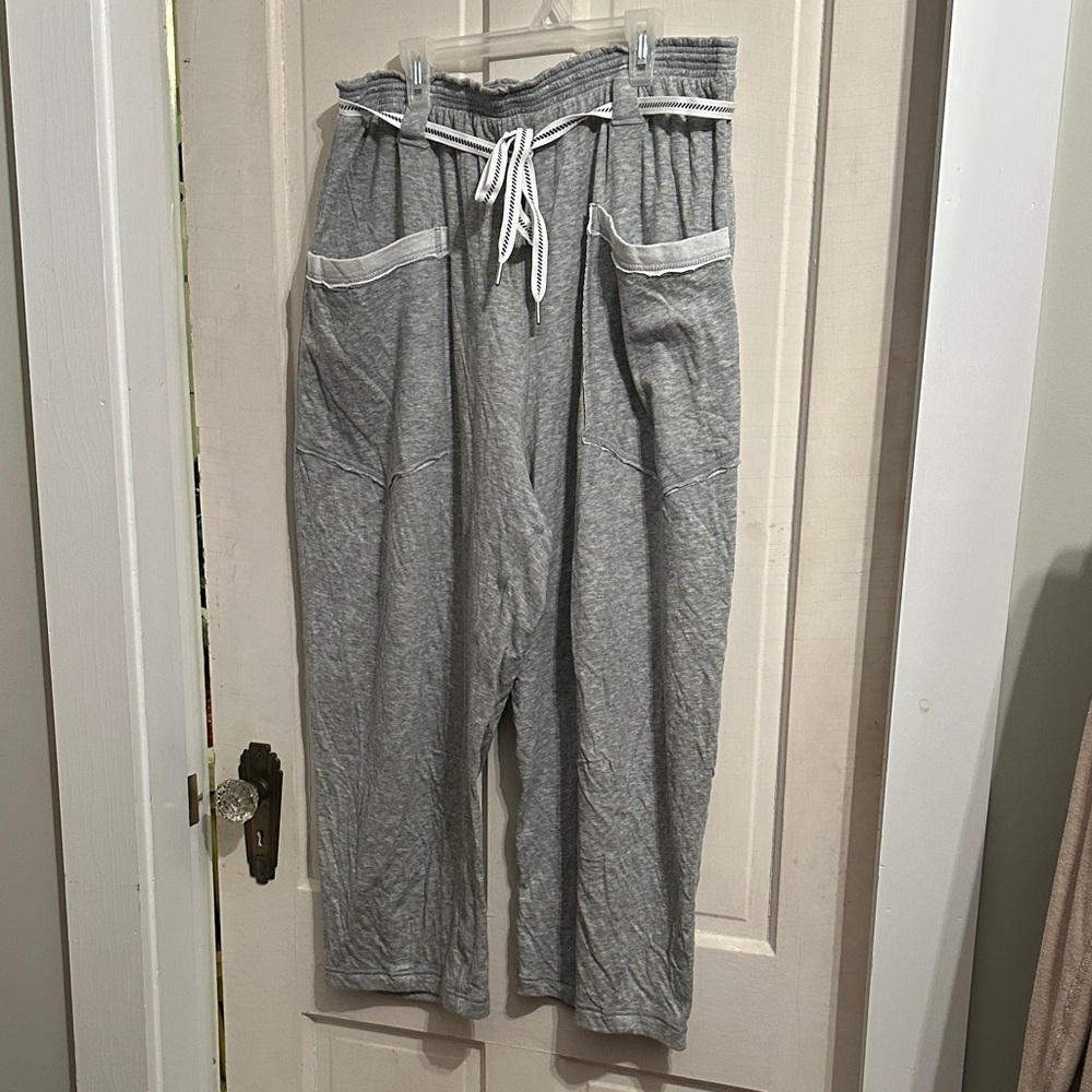 NWT Free People Wait a Minute Soft Barrel Pants for Women‎ Ultra Soft loungers L - Picture 3 of 8